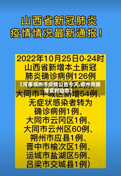 【河南郑州市疫情公告今天,郑州市疫情实时动态】-第3张图片
