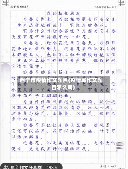 西宁市疫情作文题目(疫情写作文题目怎么写)-第2张图片