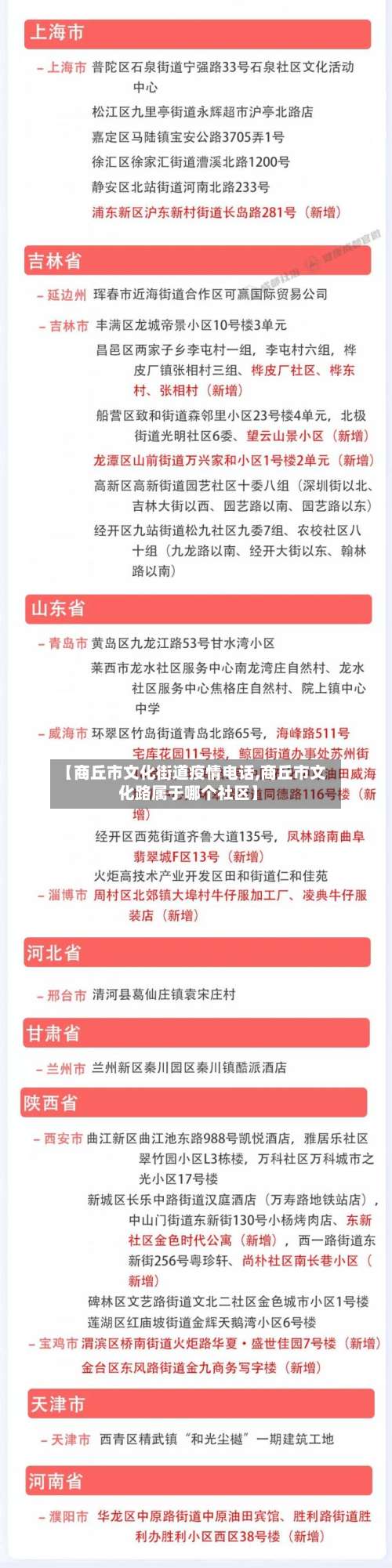 【商丘市文化街道疫情电话,商丘市文化路属于哪个社区】-第3张图片