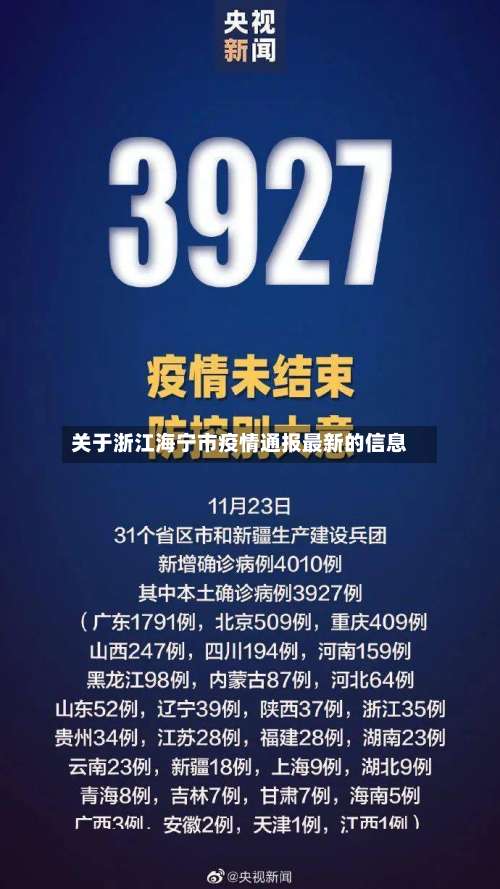 关于浙江海宁市疫情通报最新的信息-第1张图片