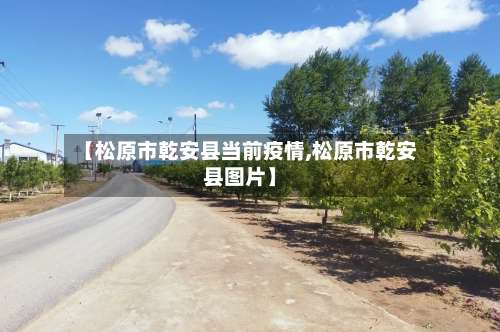 【松原市乾安县当前疫情,松原市乾安县图片】-第1张图片