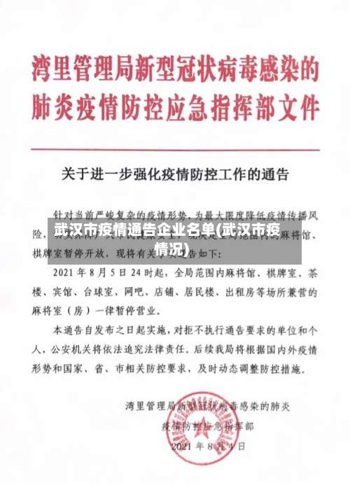 武汉市疫情通告企业名单(武汉市疫情况)-第1张图片