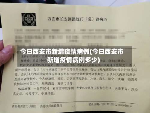 今日西安市新增疫情病例(今日西安市新增疫情病例多少)-第3张图片