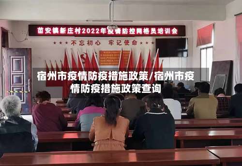 宿州市疫情防疫措施政策/宿州市疫情防疫措施政策查询-第1张图片